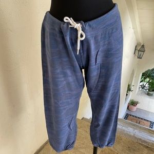 Monrow Blue Camo Sweatpants